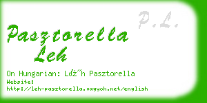 pasztorella leh business card